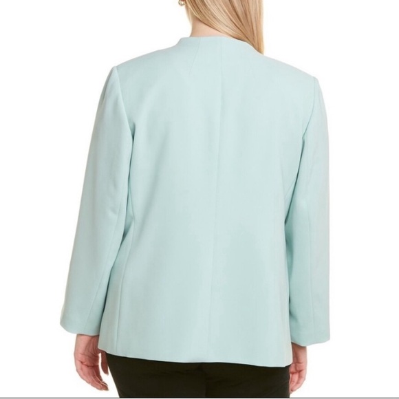 NEW Lafayette 148 New York Luther Open Front Blazer in Chablis Size 18 - Picture 2 of 10